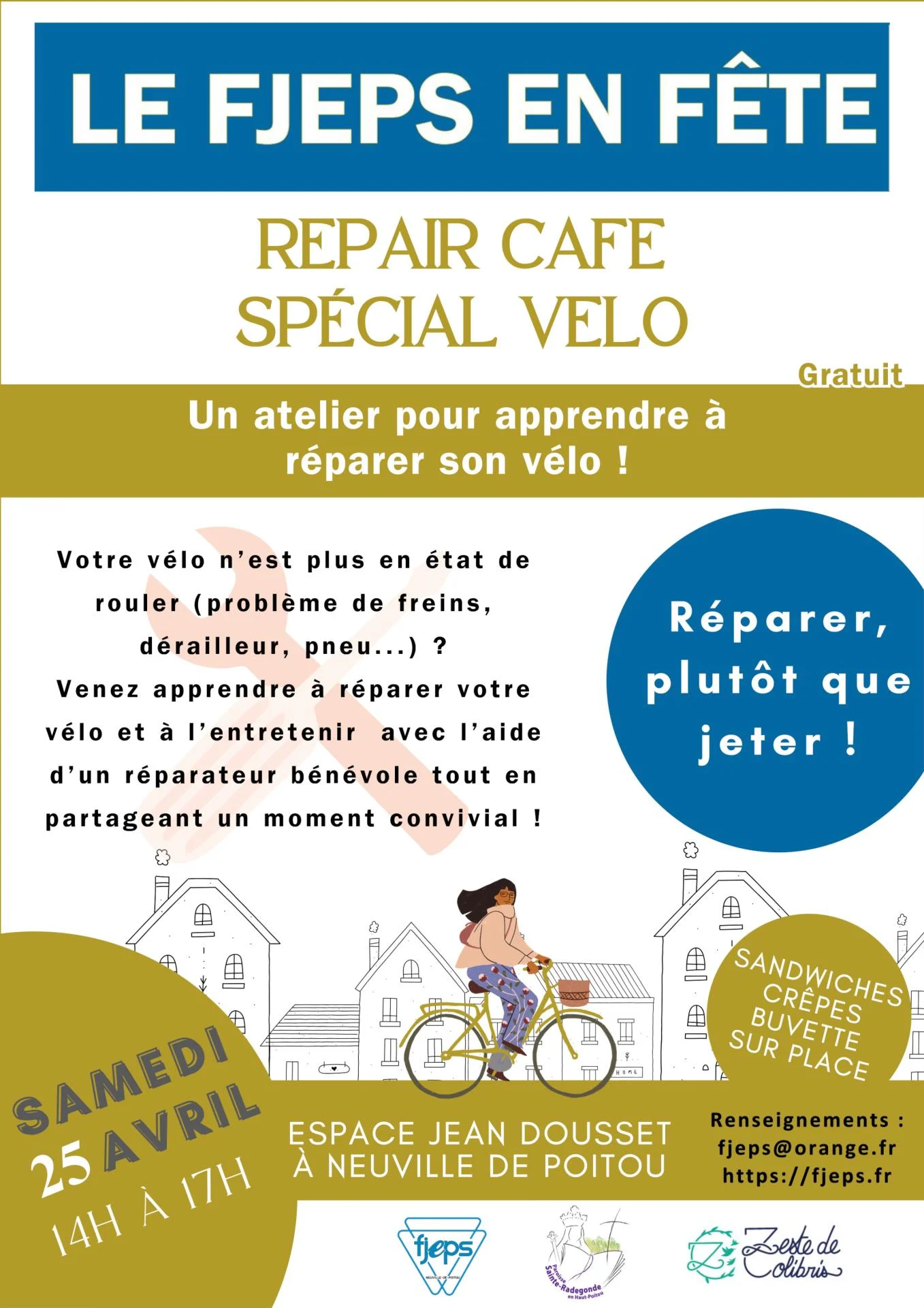 Affiche fjeps repair cafe