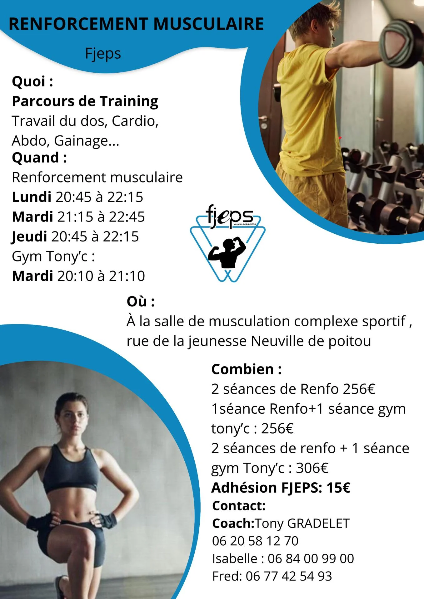 Affichette renforcement musculaire