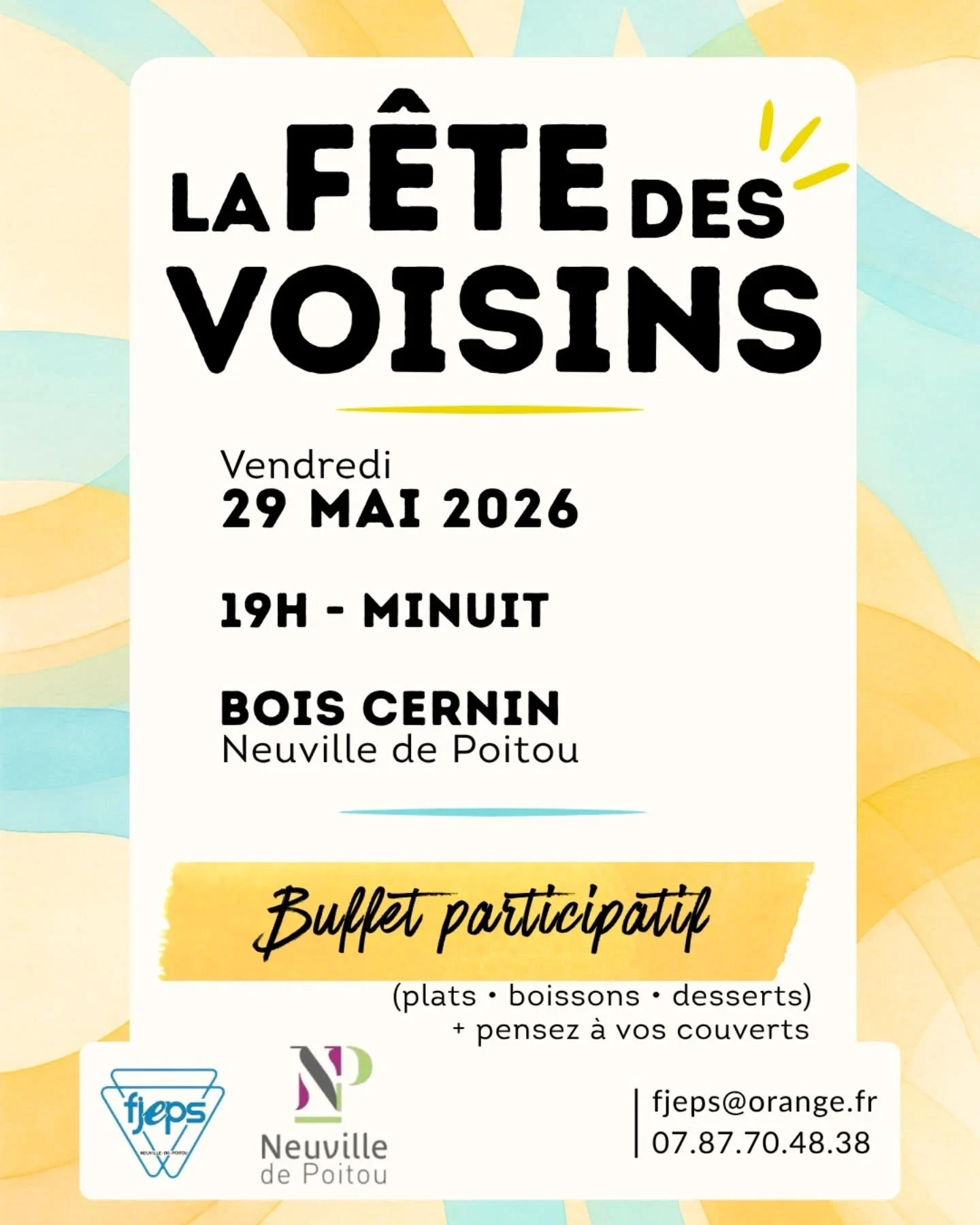 Fete des voisins bois cernin 2026 2
